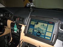 Ruggedized tablet PC Look System in vehicle application 