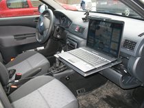 Portable Look System with common notebook PC in a car